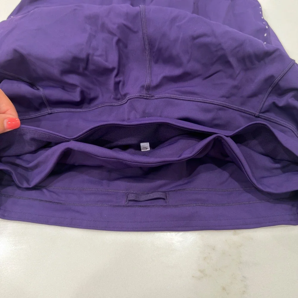 Lululemon Fast and Free High Rise Tight Purple Nulux Running Leggings